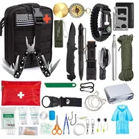 

Outdoor Camping Military Tactical Molle Pouch Emergency Survival Kit with First Aid Kit