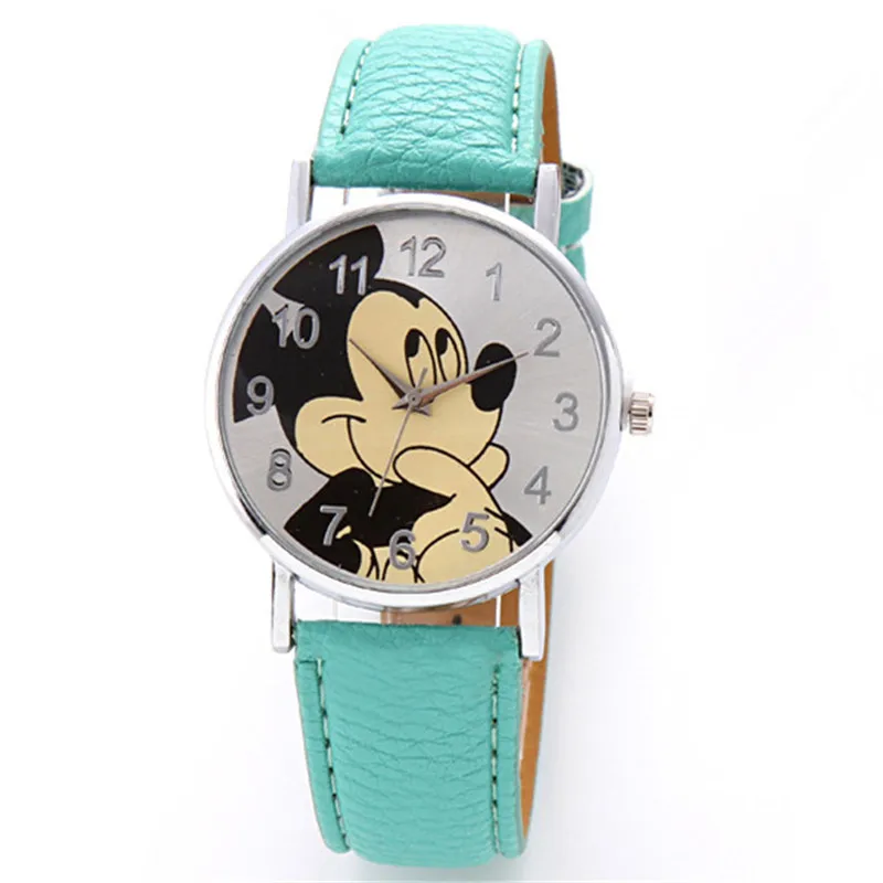 

Quartz watch, Mickey Mouse cartoon watch, fashion belt student watch mickey comic watch, Multiple color options