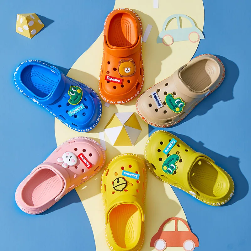 

New summer hot sale unisex shoes 2 years kids clog shoes, Customization