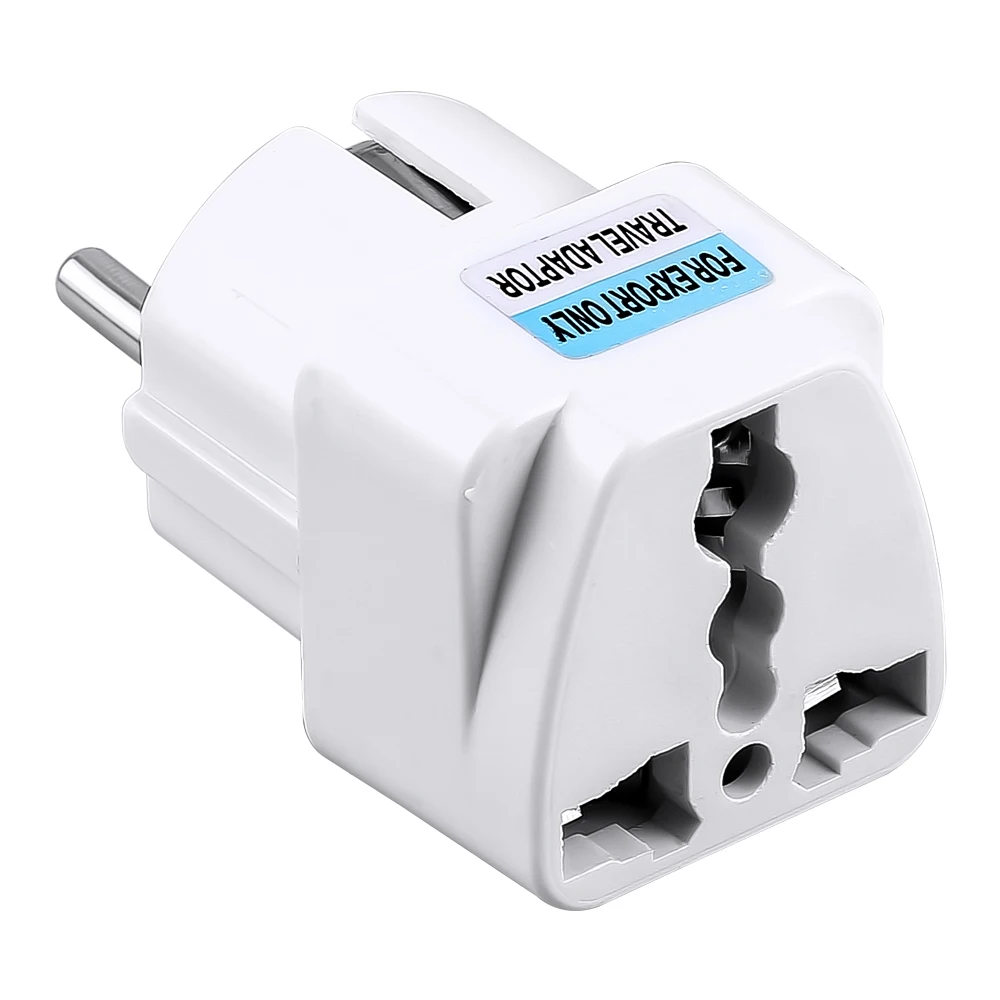 Us Uk To Eu Europe Plug Travel Wall Power Charger Adapter 250v 10a ...