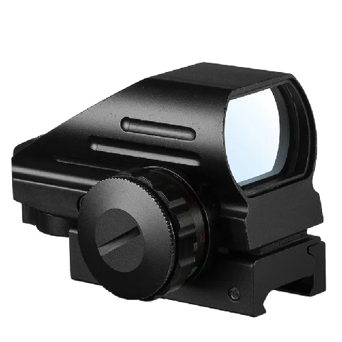 

Red Dot Sight Scope Tactical Reflex Riflescope Reticle Holographic Projected Sight Hunting 20mm Rail Mount 1MOA, Black