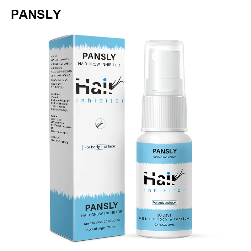 

Pansly hair growth inhibitor facial removal spray cream Body Legs Armpit Painless Facial Stop Hair growth