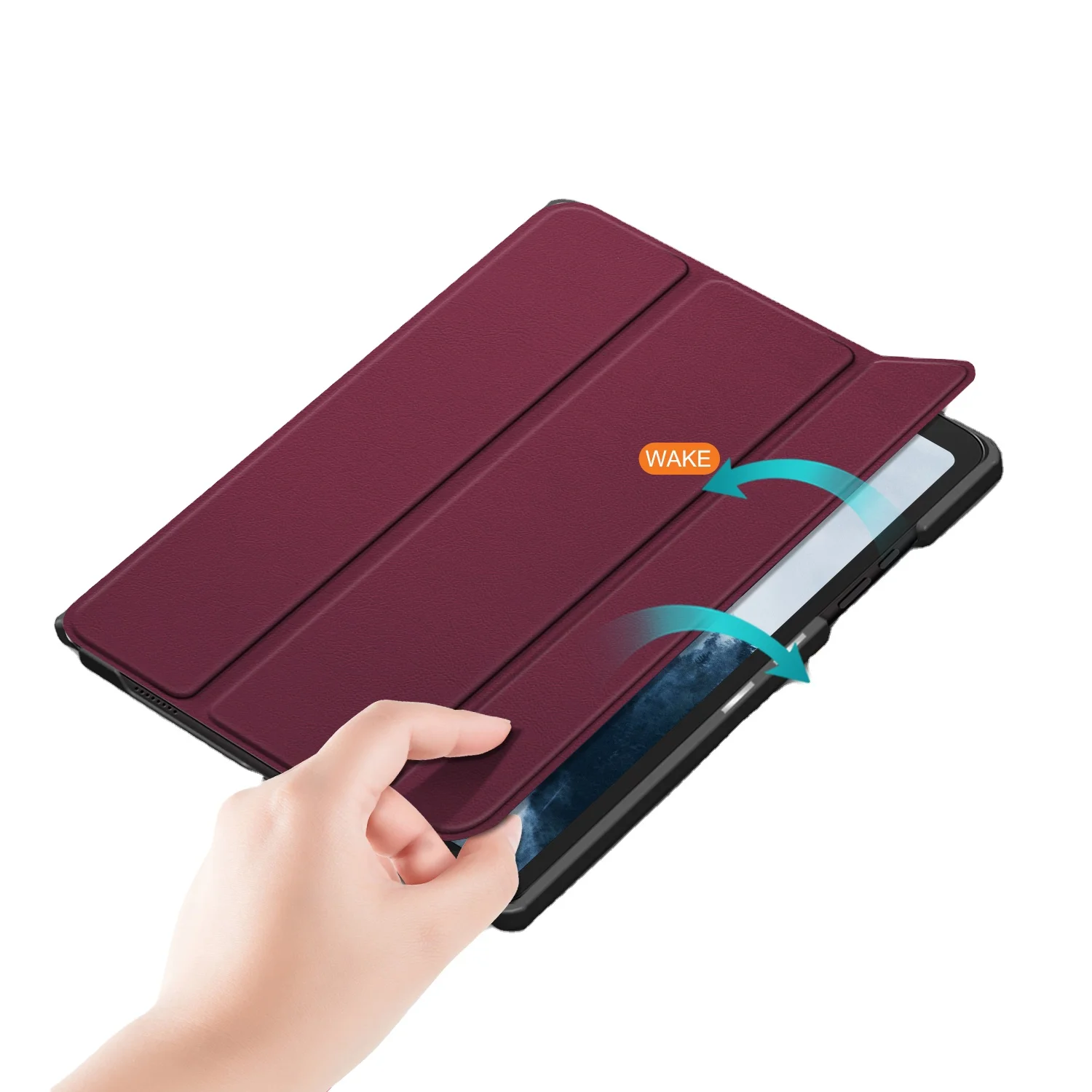 

Lightweight Slim Smart Cover Case for Samsung Galaxy Tab A7 2020, Black, blue, pink, white etc