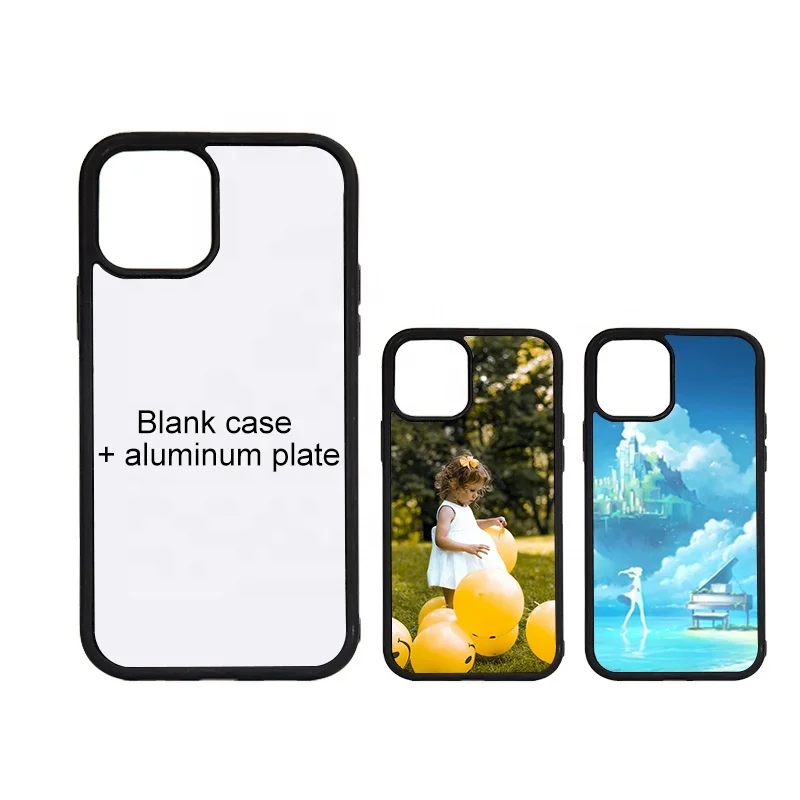 

TPU+PC groove case 2D sublimation phone cases for Samsung series, 2d sublimation blank case for iphone 13 12 11 X, Black