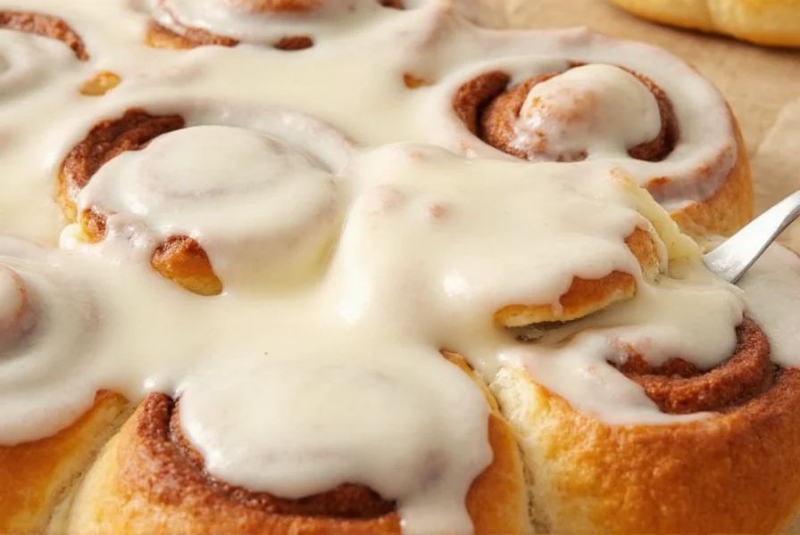 cinnamon rolls icing recipe