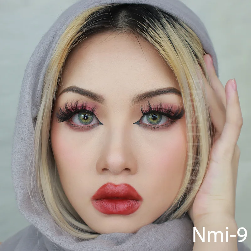 

Kangshida Wholesale Retro Color slightly greenish blue design contact lenses