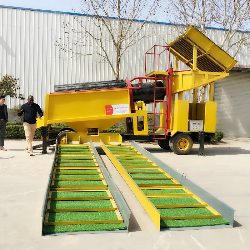 
Africa popular small trommel 200 tph alluvial gold mine washing plant for sale 