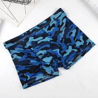 

2XL-4XL hot selling many colors satin chinlon thin printed men boxer underwear