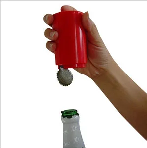 Automatic push-down Bottle Opener,Custom LOGO printing ,push bottle opener 1612010