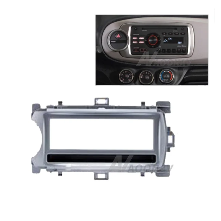 

1 Din Car Auto Radio Multimedia fascia for Toyota Yaris Vitz 2012 (Universal) CD Trim Installation Trim Bezel Audio frame