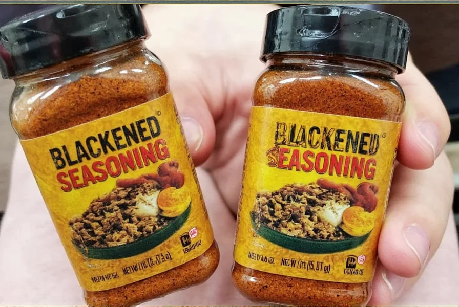 Blackened seasonings on Walmart shelves