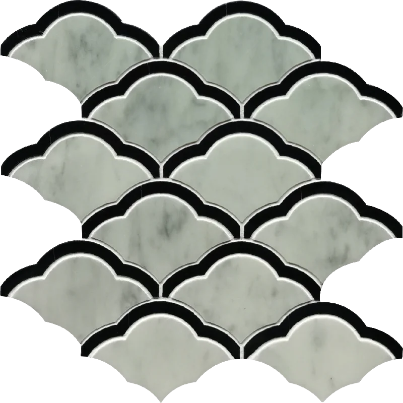 Cloud Pattern Floor And Wall Decoration Marble Mosaic Tile