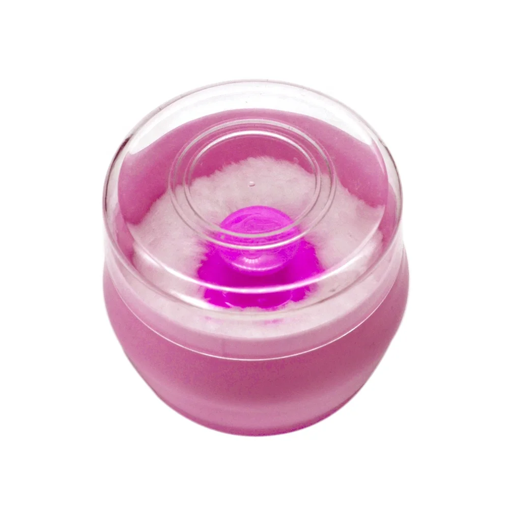 Bpa Free Portable Cotton Baby Powder Puff Kit Sponge Body Puff With