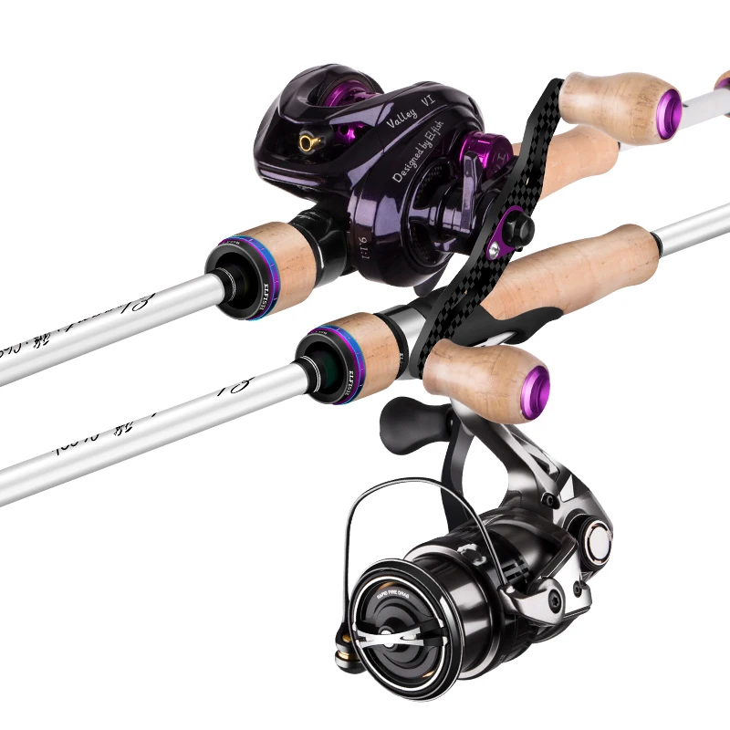 

Good Quality portable folding automatic bait casting ultralight fly fishing rods with reel
