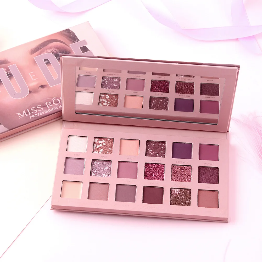 

Hot sale Wholesale Makeup Tools 18 Colors High Pigment Glitter Eye Shadow Palette For
