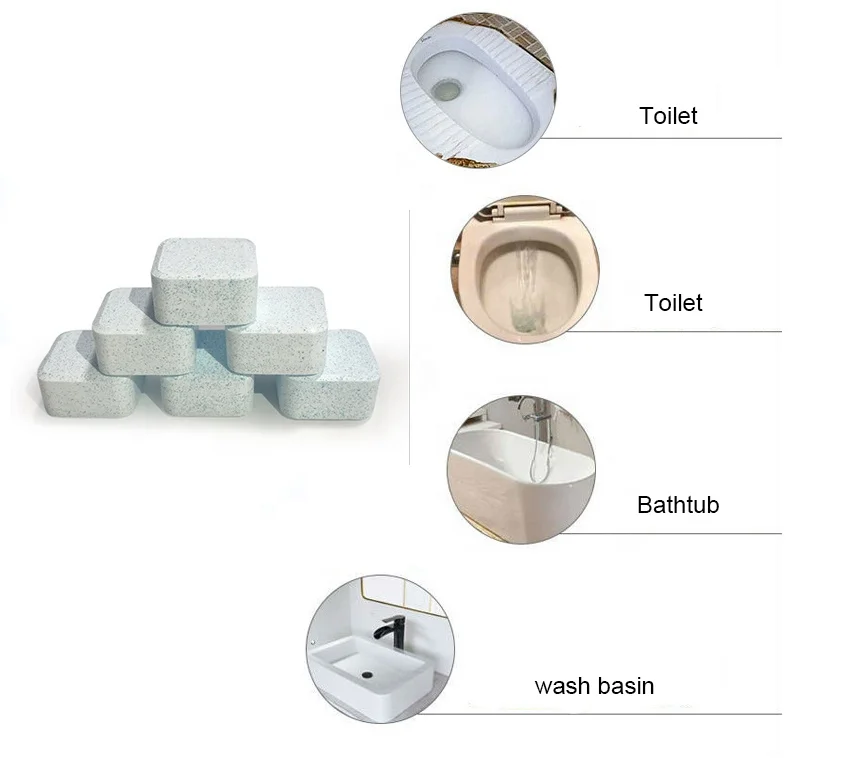 
New Toilet Bowl Cleaning Effervescent Tablet Wash Toilet Cleaner Washing Tablet 