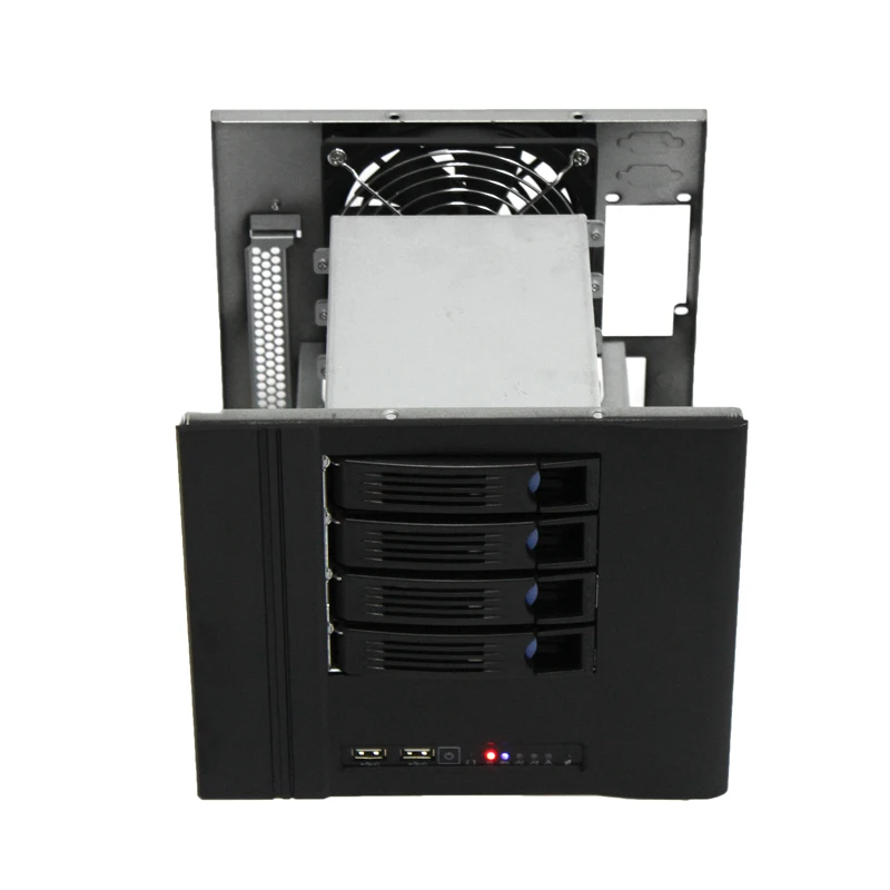 

Manufacture 4-Bay hot swap nas case Personal Cloud NAS Storage Server case