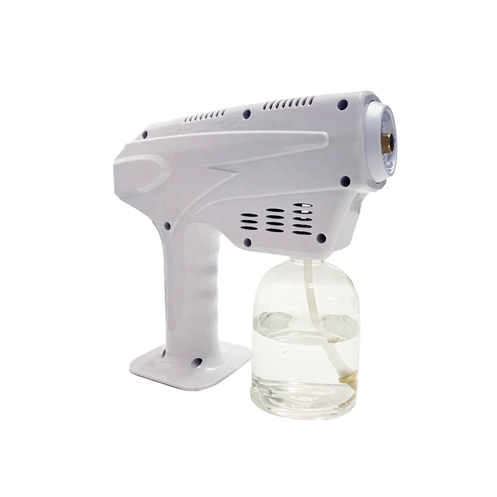 

Hot Seller Amazon Nano Steam Sprayer Gun Fogger Spray Sanitizer Rechargeable Handheld Atomizer Indoor Car 10W