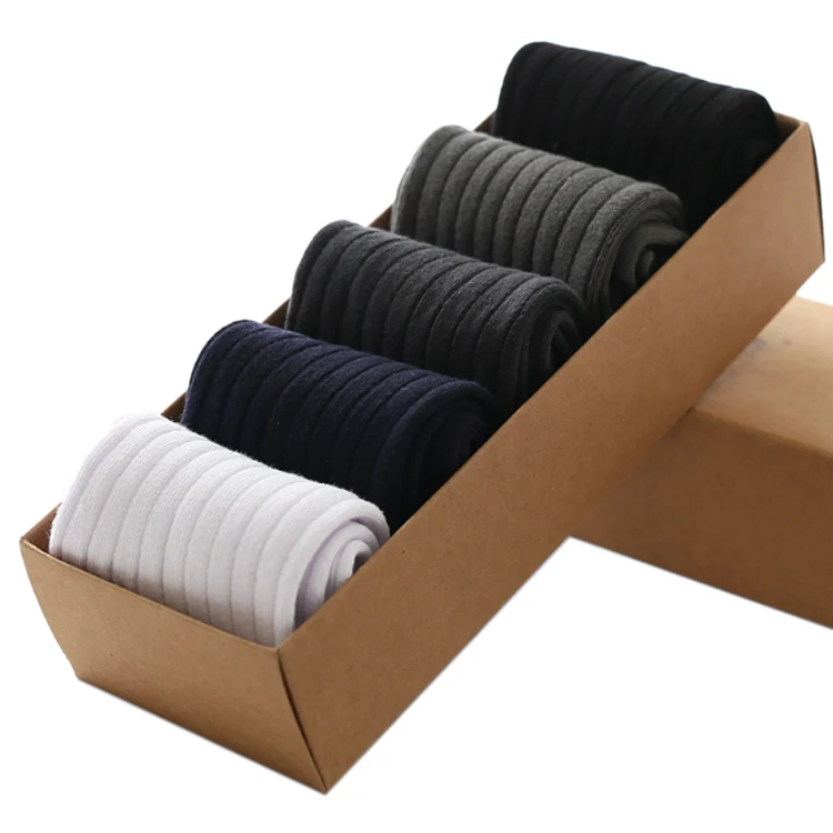 

Wholesale mens crew length anti-foul breathable cotton dress socks, Picture
