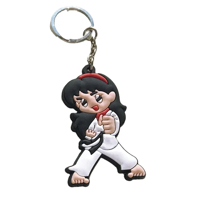 

Promotion Soft Rubber Martial Arts Style Keychains, Any color