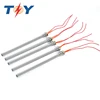 Threaded high tile heater heater cartridge heater element