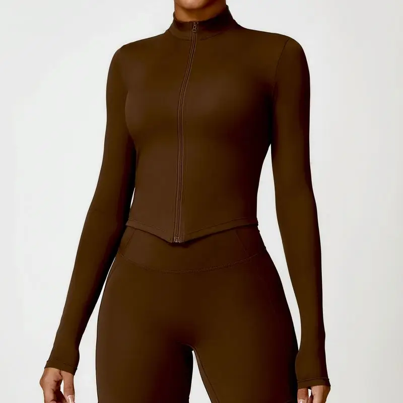 Long Sleeve Zipper Gym Hoodie