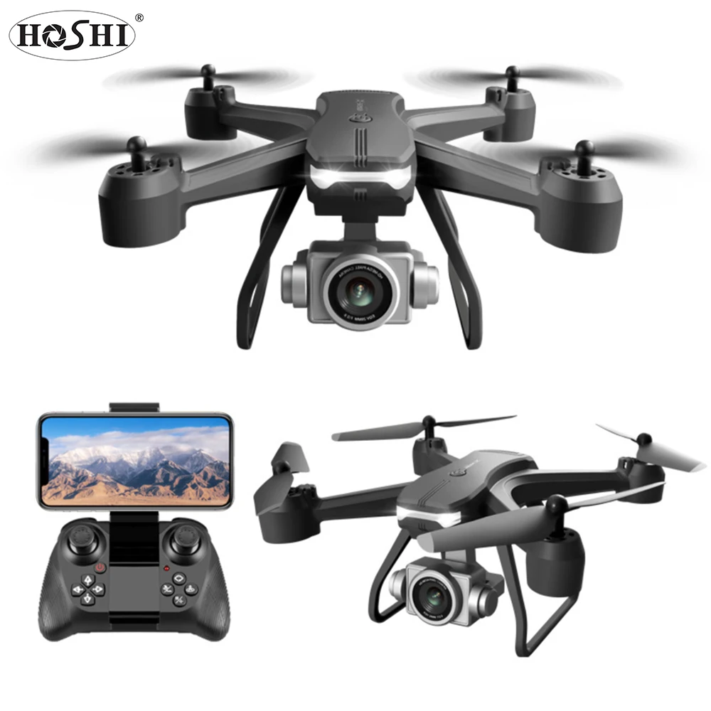 

2021 HOT HOSHI 4DRC V14 Drone 4K HD Wide Angle WiFi FPV Drone Dual Camera Height Keep Drone Camera Helicopter Toys, Black