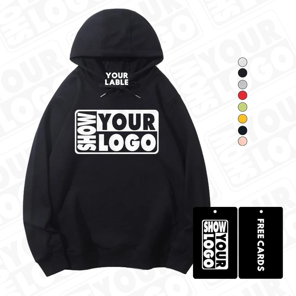 CB040-YB280B Custom Heavy Weight 280GMS Hoodie Blank Regular Hoodies Custom Screen Print Logo Terry Cotton Hoodie With Pocket