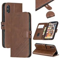 

luxury leather Case For iPhone XS MAX XR X 8 Plus 6 6S Plus 7 Plus 2019 commercial Flip Wallet Cover With Card Holder Book