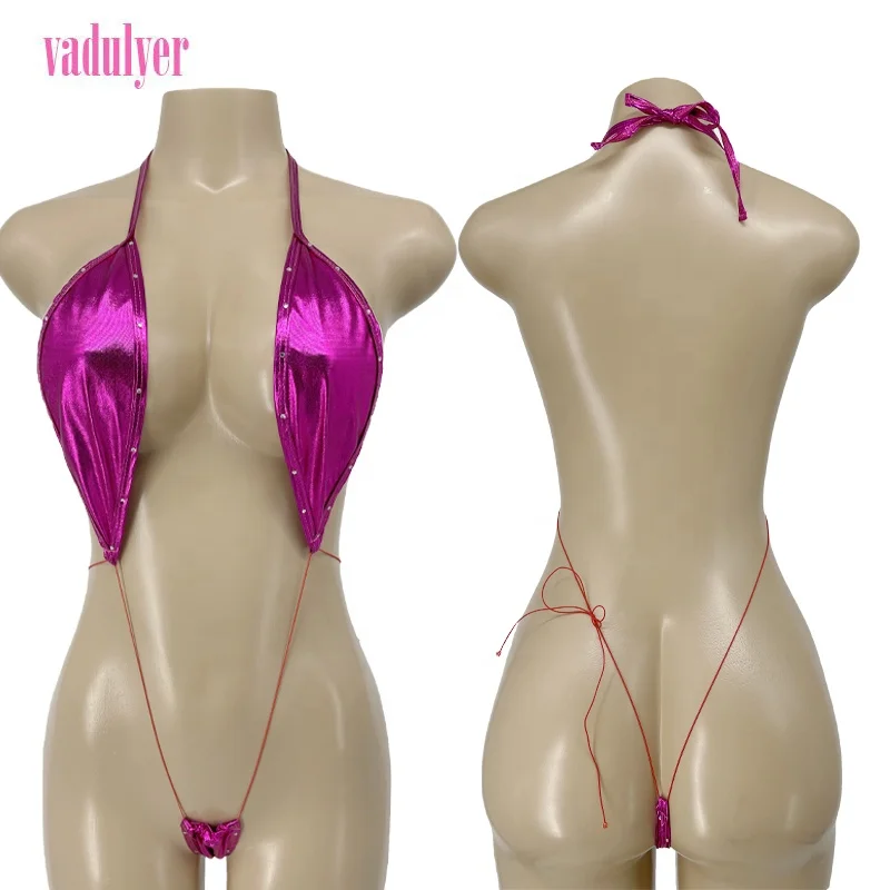 

Vadulyer Wholesale Fashion Bronzing Sexy String Rave Wear, Picture