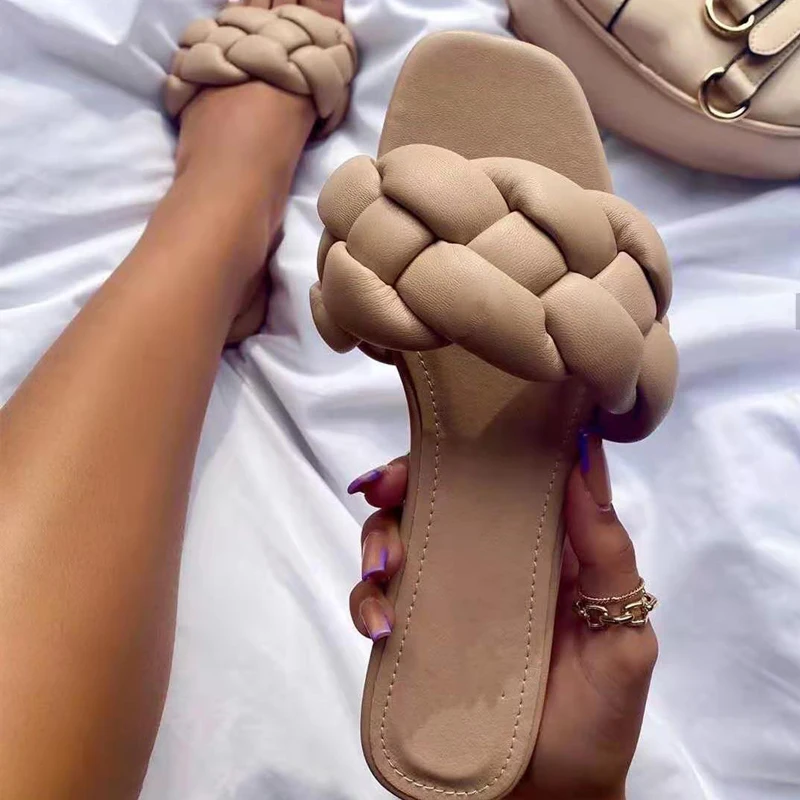

women's ladies heel sandals casual shoes guangzhou women slippers hand made casual ladies women flat heel sandals slippers