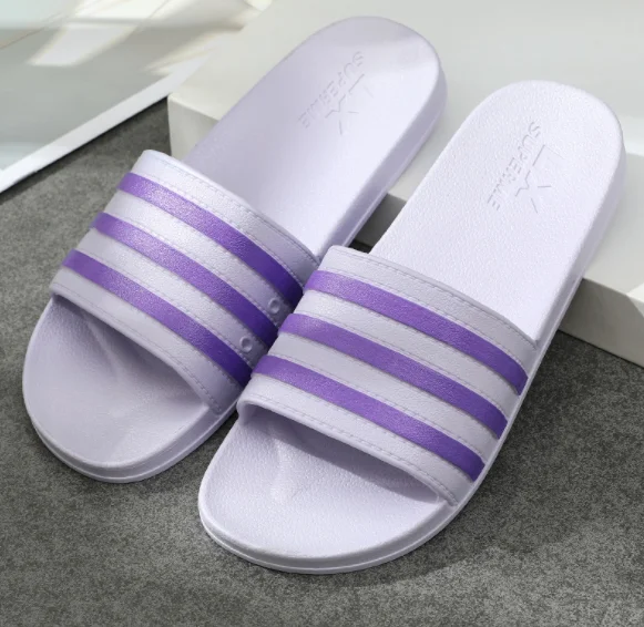 

2021 Hot design and Comfortable NON-SLIP PVC Woman and Man Home Slippers Woman Slippers, Pink blue purple green yellow black grey blue