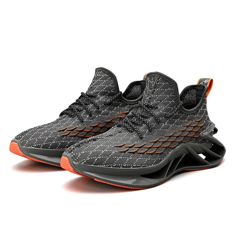 

Summer net shoes breathable thin men's shoes shock absorption mesh running sneakers, 3 colors