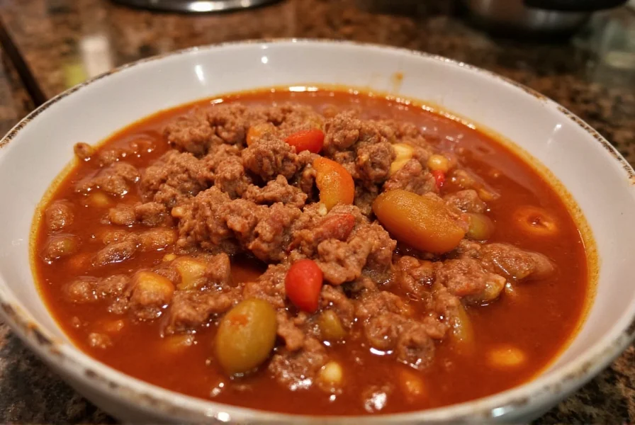 Perfect Ground Beef Chili Recipe: Classic & Flavorful