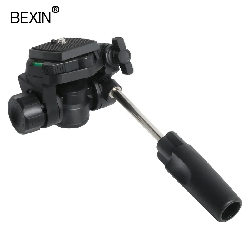 

Professional 3 way pan head DSLR Video digital camera mount tripod head 360 Degree rotating panorama Vertical shot Fluid head