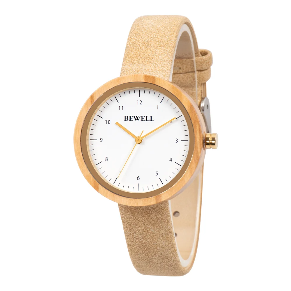 

Hot sale wristwatch Vegan Leather strap Quartz watches lady watch Waterproof