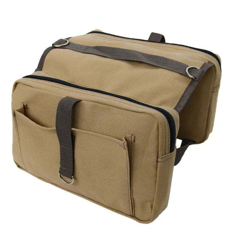 

Canvas Dog Own Carry Backpack Rucksack Saddlebag for Medium Large Dog, Khaki