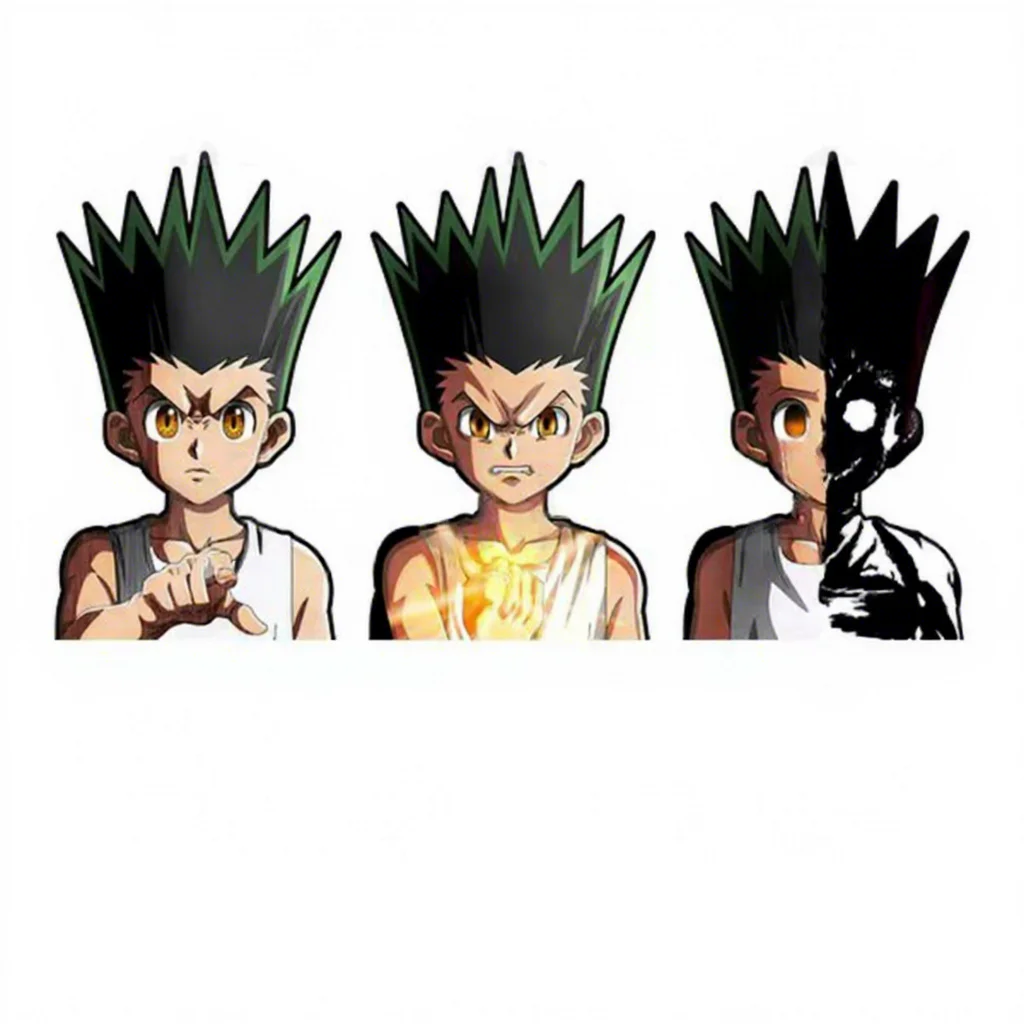 Hunter X Hunter Gon Motion Refrigerator 3D Motion Stickers Anime Waterproof Decals for Car Suitcase Laptop