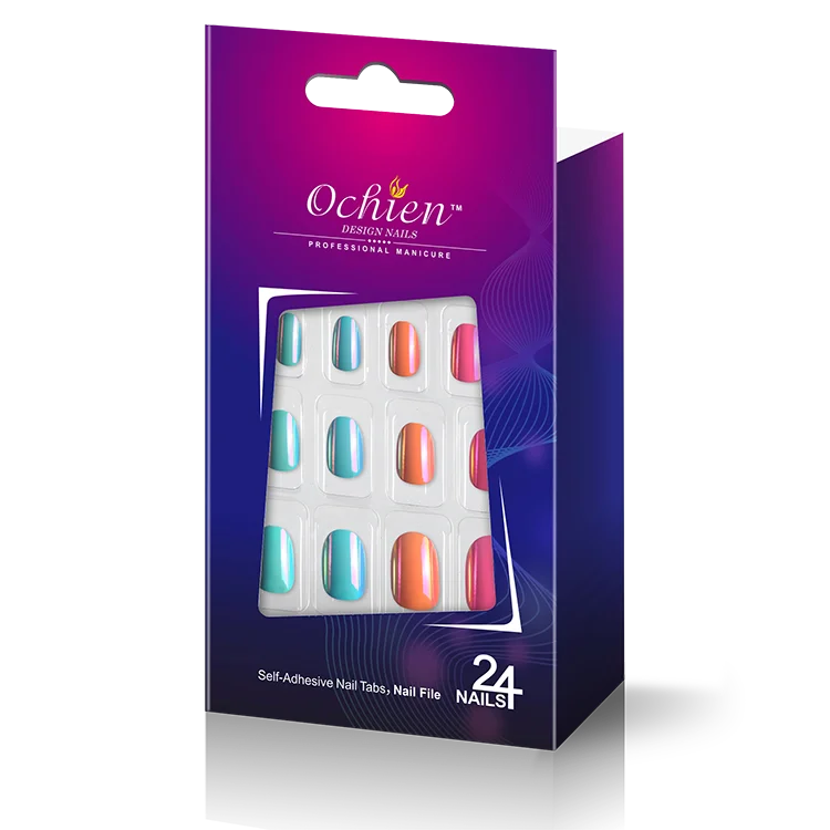 New Brand Stick On Nails Custom Packaging Press On Nails Name Brand Name Art Buy Nail Art For