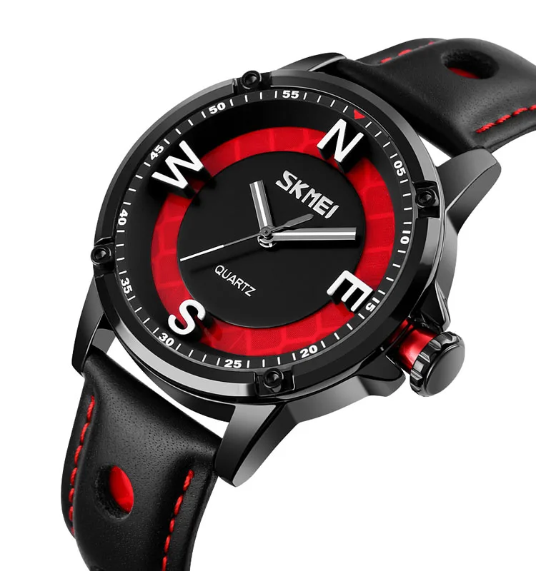 

mens fashion watch skmei 9211 men quartz watch waterproof compass sport watch, 5 colors