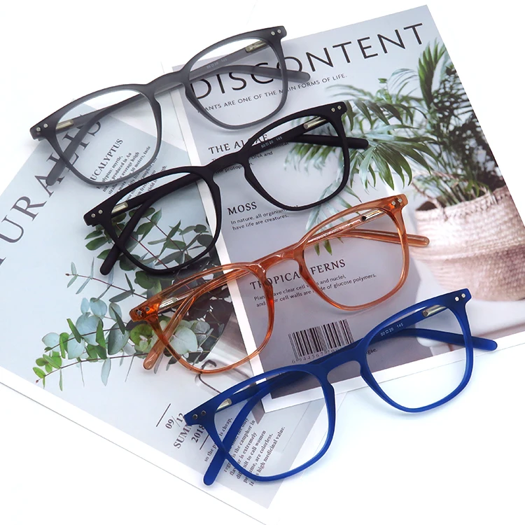 

Fashion Round Colorful Anti Blue Ray Blue Light Filter Glasses Optical Frame Eyeglass, Black or custom colors