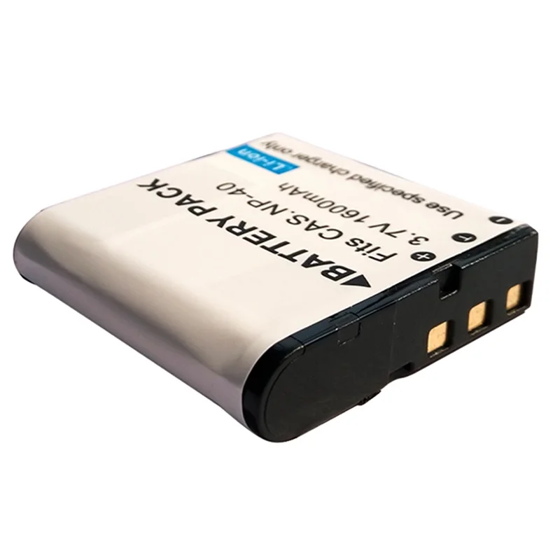 

Digital Camera Battery Pack Compatible for NP-40 NP-40DCA NP-40DBA DLI-202 and for BENQ E610 E520 and more, White