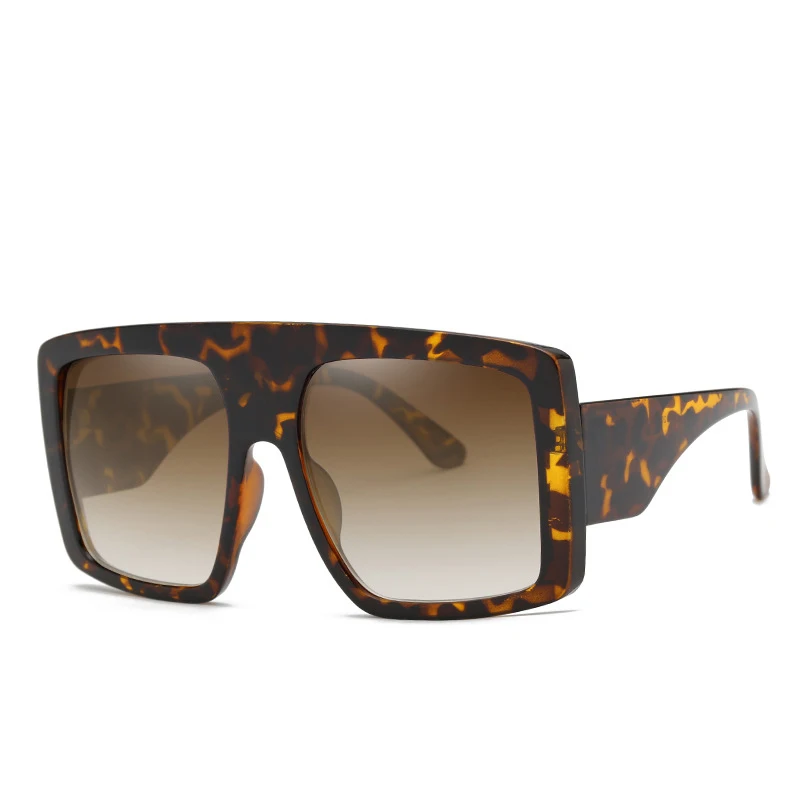 

Square Big Frame Sun Glasses Women Sun Shades Eyewear 2020 Trendy Fashion Colorful Oversize Sunglasses