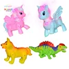 Auto Dinosaur Dog unicorn Toy for Kids, Electronic Battery Operated LED Vehicle with Music Control Flashing for Children's Gift
