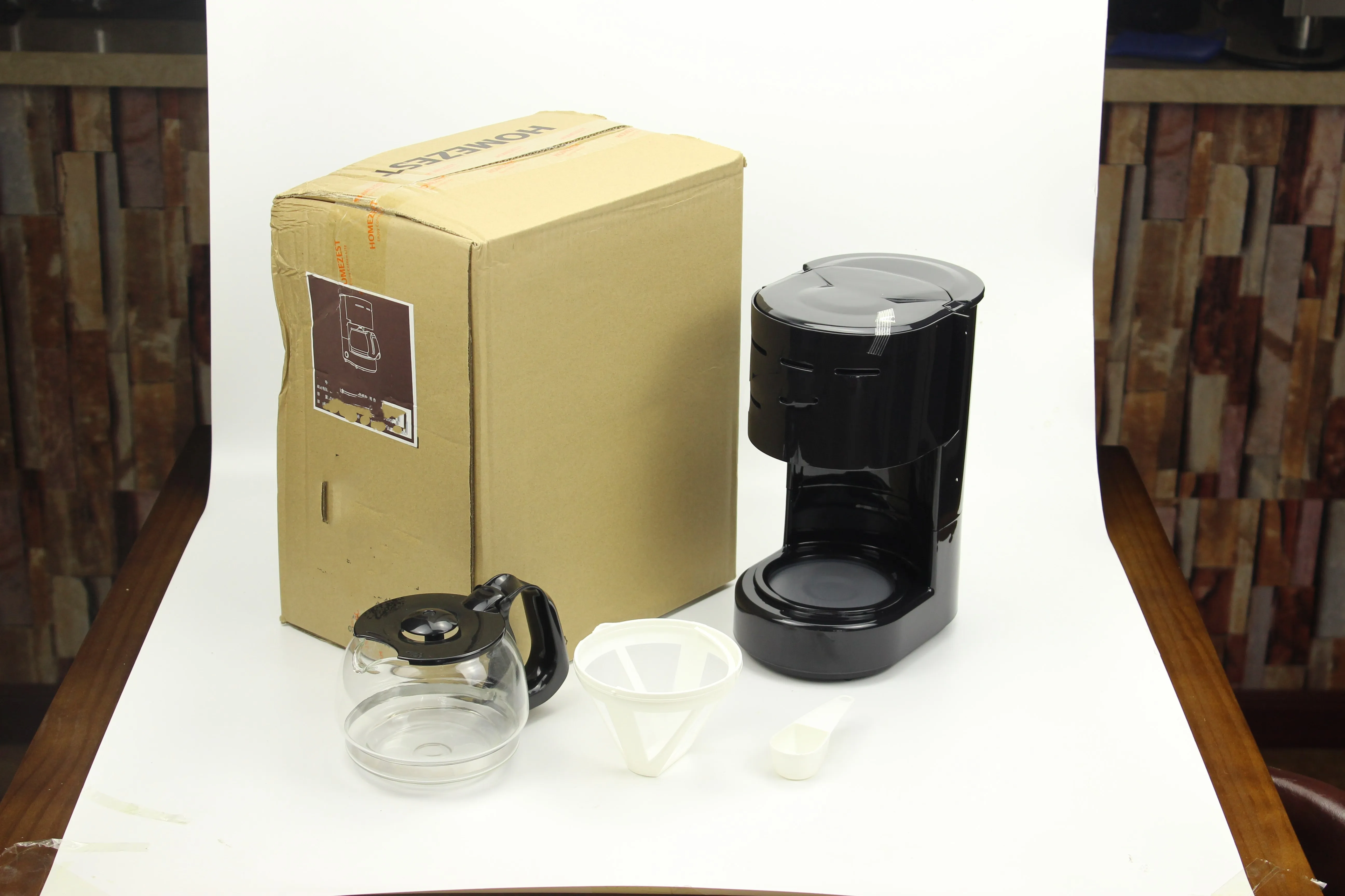 时尚小家电全自动家用美式滴滤咖啡壶茶水冲泡机咖啡过滤机