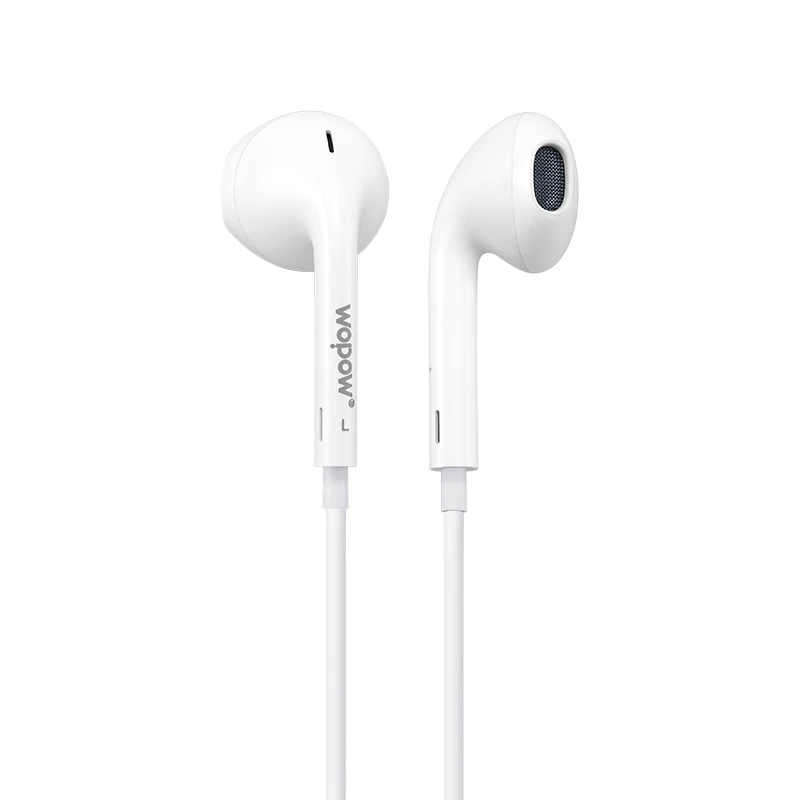 

WOPOW EM216 Original Earbuds Wired Earphone For i12 LT Wire Earphones For IOS Headphones Earphone wopow, White