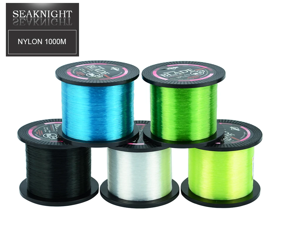 

SeaKnight Blade 1000M Best Quality NT30 Fishing Material From Japan Jig Carp Fish Line Wire Mono filament Nylon Fishing Line, 5 colors