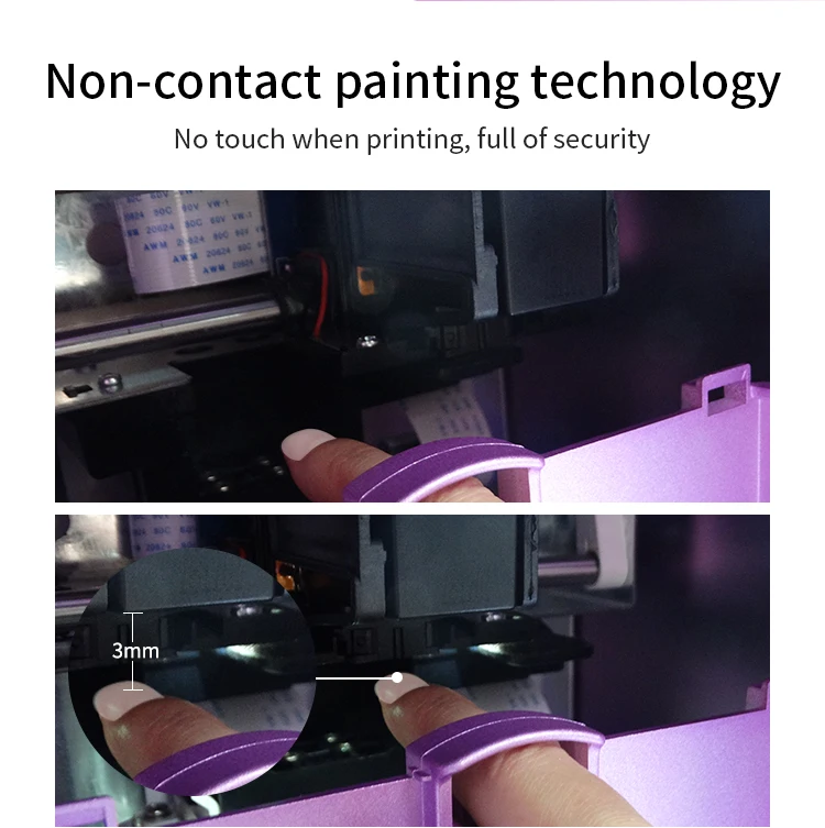 Nailgogo Digital Flowers Wifi 3d Nail Printer Smart Design Intelligent