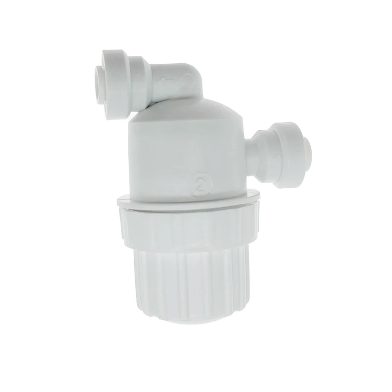 

1/4'' Water Purification Filter With Quick Coupling Connection Stainless Mesh Screen Inside, White