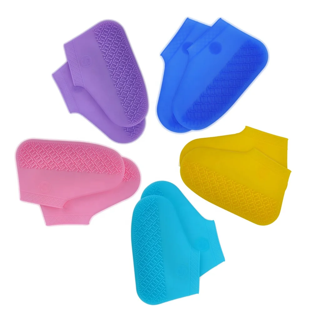

Reusable Silicone Shoe Covers Foldable Slip Cycling Outdoor Waterproof Shoes Cover, Customized